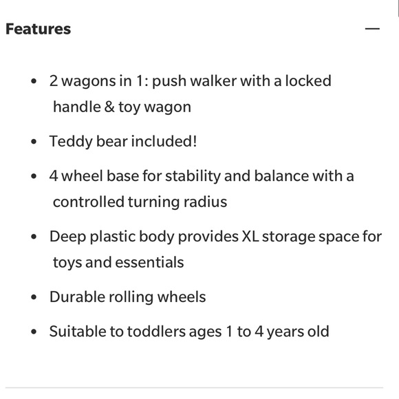 ✨NEW✨ RADIO FLYER Wagon Walker with Teddy (NIB) - Picture 5 of 8